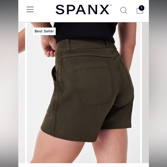 S O L D NWT Spanx shorts Large - Picture 2 of 8